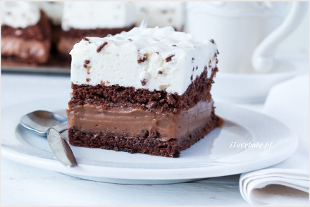 ciasto czekoladowe z kremem