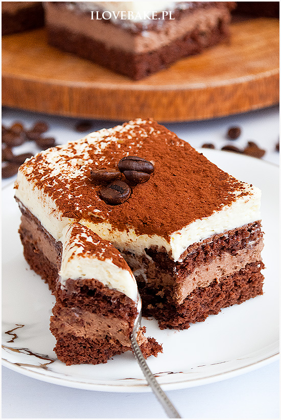 ciasto czekoladowe z kremem czekoladowym